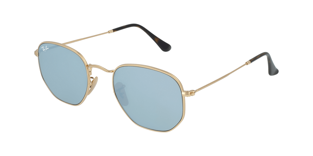 Ray-Ban RB3548N 001/30 férfi arany színű téglalap formájú napszemüveg