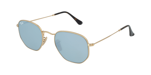 Ray-Ban RB3548N 001/30 férfi arany színű téglalap formájú napszemüveg