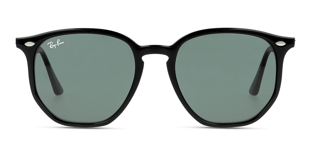 Ray-Ban RB4306 601/71 férfi fekete színű hatszögletű formájú napszemüveg