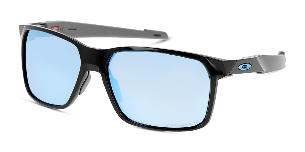 Oakley OO9460 946004 férfi fekete színű téglalap formájú napszemüveg