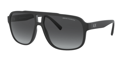 Armani Exchange AX4104S 80788G férfi fekete színű téglalap formájú napszemüveg