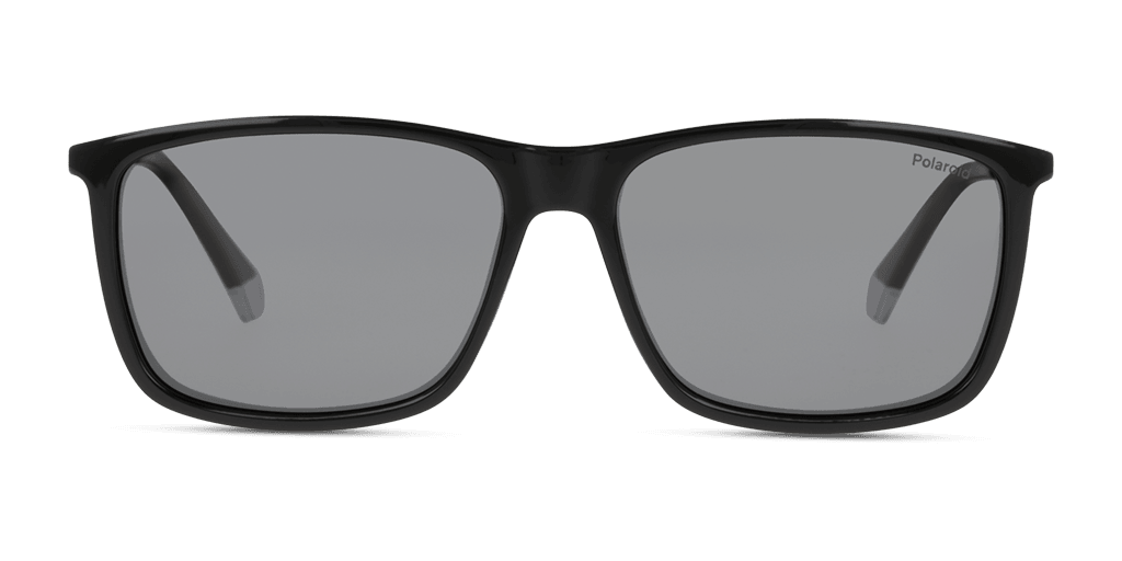 Polaroid PLD 4130/S/X 807 férfi fekete színű téglalap formájú napszemüveg