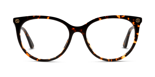 GUCCI GG0093O 002 női barna színű kerek formájú szemüveg