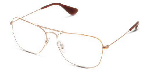 Ray-Ban RX3610V 2943 női bronz színű pilóta formájú szemüveg