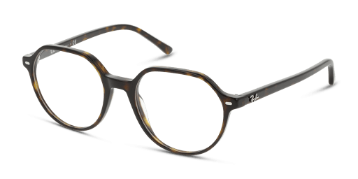 Ray-Ban RX5395 női havana színű négyzet formájú szemüveg