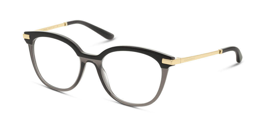 Dolce and Gabbana DG3346 női fekete színű pantó formájú szemüveg