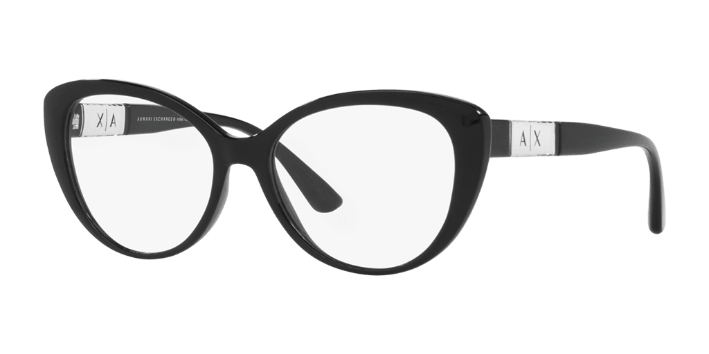 Armani Exchange AX3093 8158 női fekete színű macskaszem formájú szemüveg