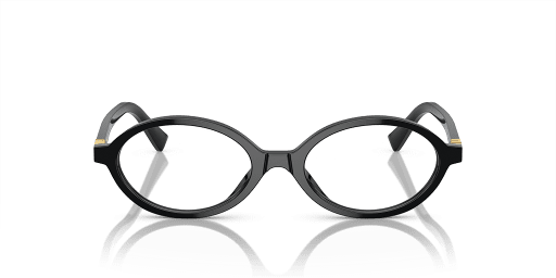 Miu Miu 0MU 01XV női fekete színű ovális formájú szemüveg