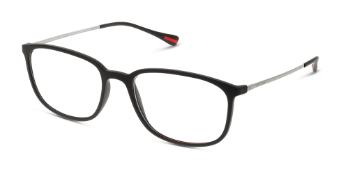 Prada Linea Rossa PS 03HV DG01O1 férfi fekete színű téglalap formájú szemüveg