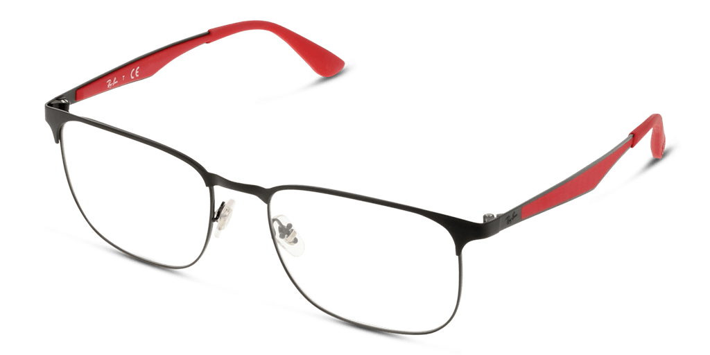 Ray-Ban RX6363 3018 férfi fekete színű téglalap formájú szemüveg