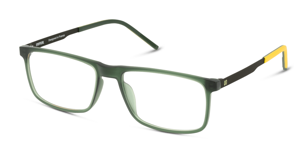 Unofficial UNOM0101 férfi zöld színű téglalap formájú szemüveg