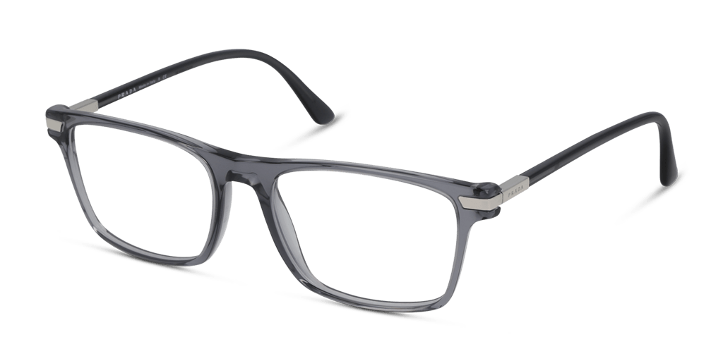 Prada PR 01WV férfi szürke színű téglalap formájú szemüveg