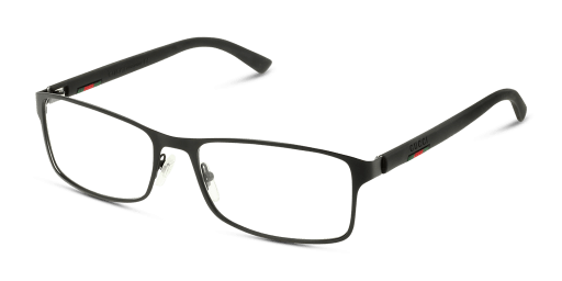 GUCCI GG0614O férfi fekete színű téglalap formájú szemüveg