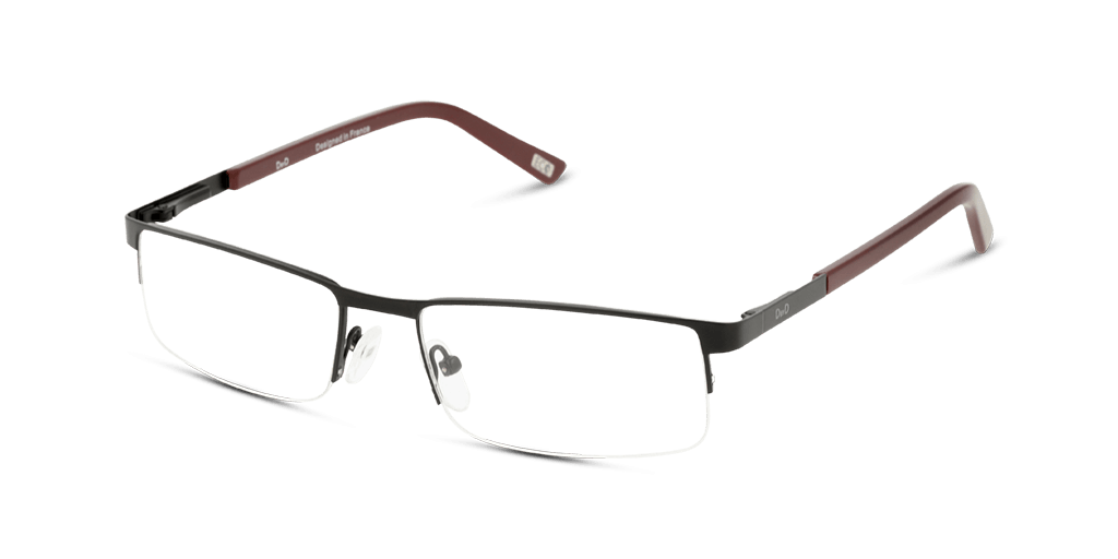 DbyD DBOM0032 BU00 férfi fekete színű téglalap formájú szemüveg