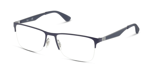 Ray-Ban RX6335 férfi kék színű téglalap formájú szemüveg