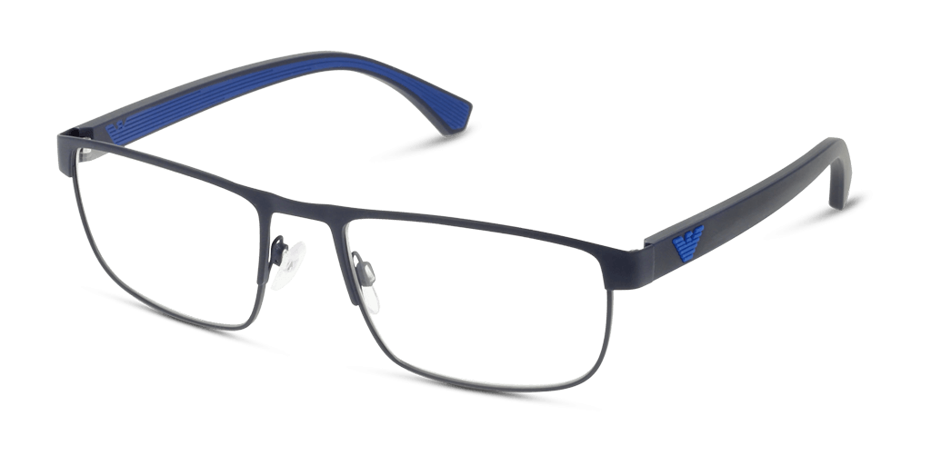 Emporio Armani EA1086 3267 férfi kék színű téglalap formájú szemüveg