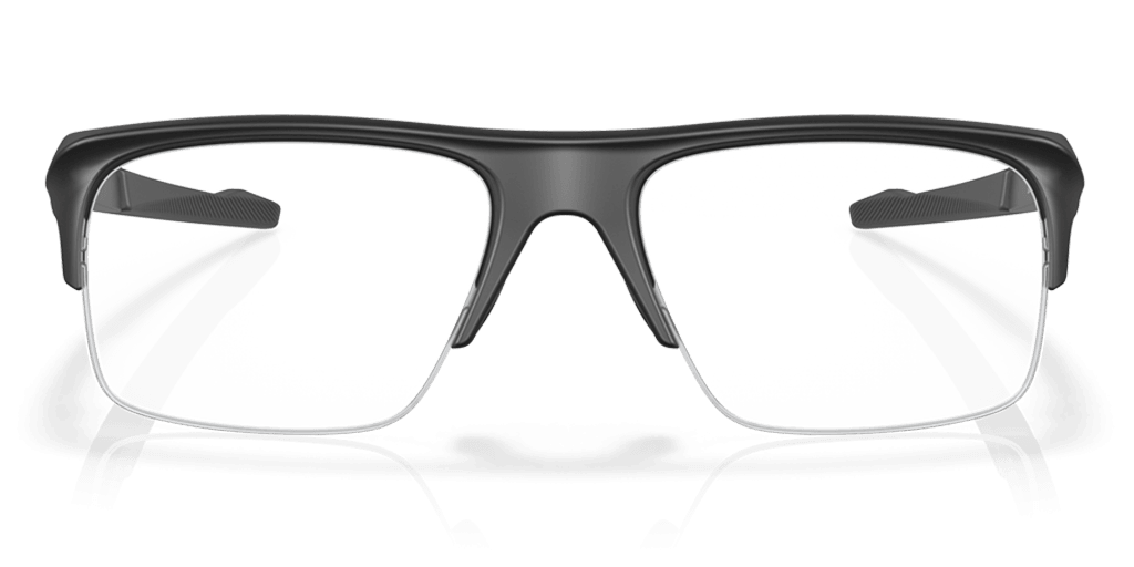 Oakley 0OX8061 férfi fekete színű téglalap formájú szemüveg