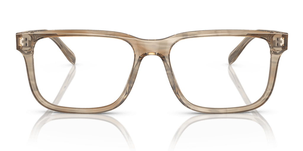 Emporio Armani 0EA3218 férfi barna színű téglalap formájú szemüveg
