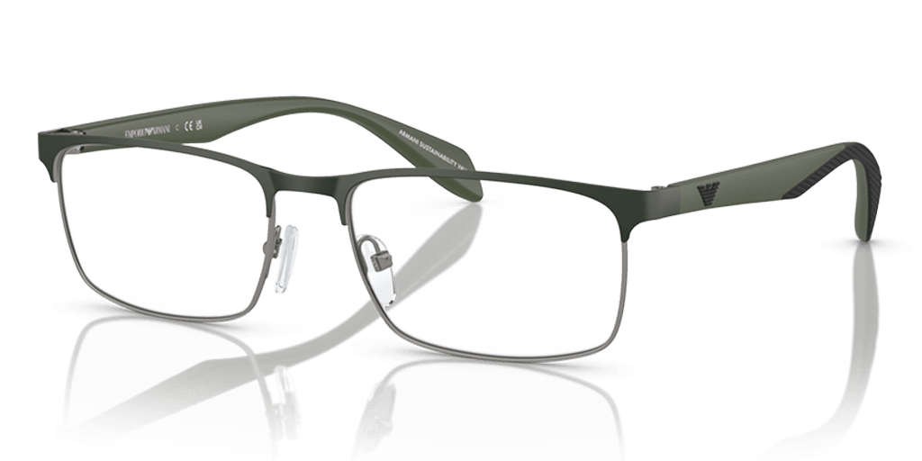 Emporio Armani 0EA1149 férfi szürke színű téglalap formájú szemüveg