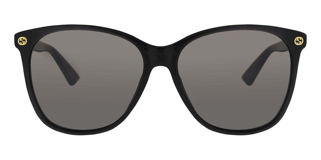 GUCCI GG0024S 001 női fekete színű téglalap formájú napszemüveg