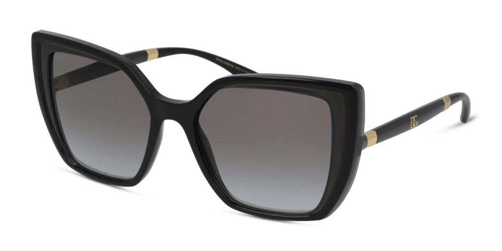 Dolce and Gabbana DG6138 32468G női fekete színű négyzet formájú napszemüveg