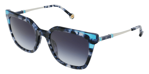 Carolina Herrera SHE864 női kék színű négyzet formájú napszemüveg