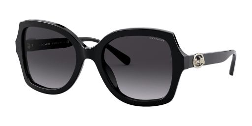 Coach HC8295 50028G női fekete színű négyzet formájú napszemüveg