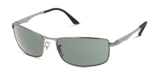 Ray-Ban RB3498 004/71 férfi szürke színű téglalap formájú napszemüveg