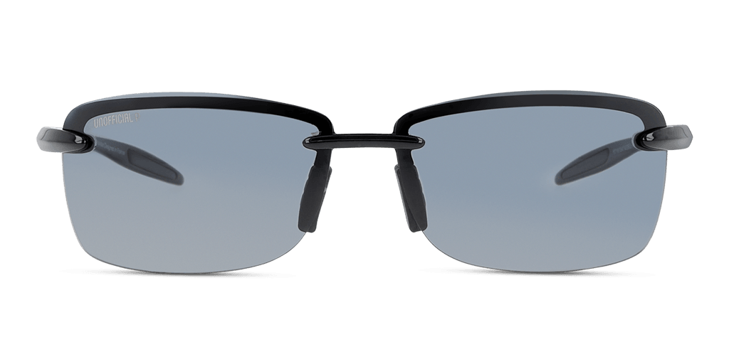 Unofficial UNSM0068P BBG0 férfi fekete színű téglalap formájú napszemüveg