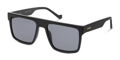 Unofficial UNSM0111 BBG0 férfi fekete színű téglalap formájú napszemüveg