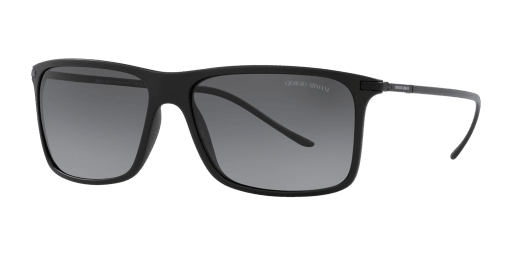 Giorgio Armani AR8034 5042T3 férfi fekete színű téglalap formájú napszemüveg