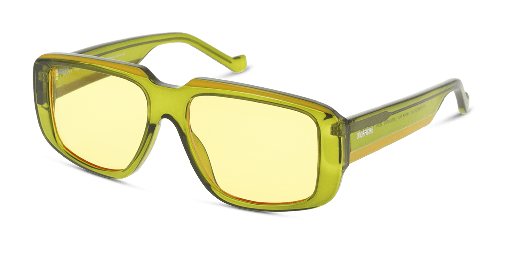 Unofficial UNSU0176 EEY0 férfi zöld színű téglalap formájú napszemüveg