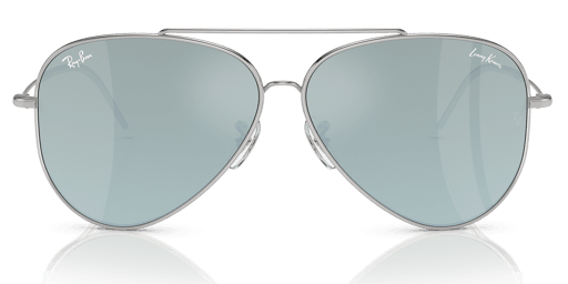 Ray-Ban Aviator Reverse RBR0101S 003/30 férfi ezüst színű pilóta formájú napszemüveg