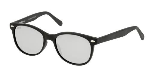 Unofficial UNSK5004 BBGS gyermek fekete színű téglalap formájú napszemüveg