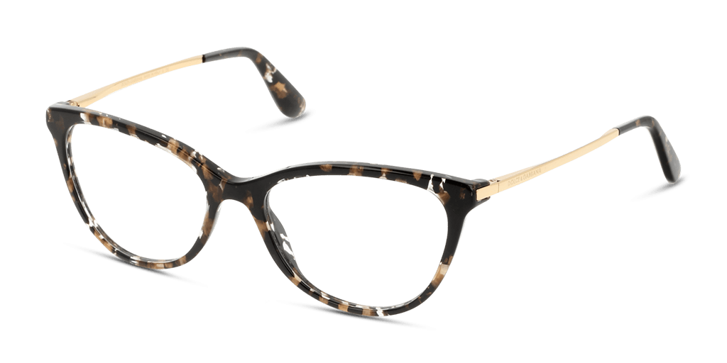 Dolce and Gabbana DG3258 női havana színű macskaszem formájú szemüveg