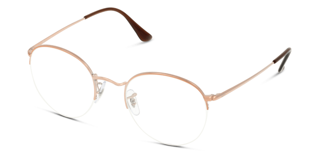 Ray-Ban RX3947V 2943 női rózsaszín színű kerek formájú szemüveg