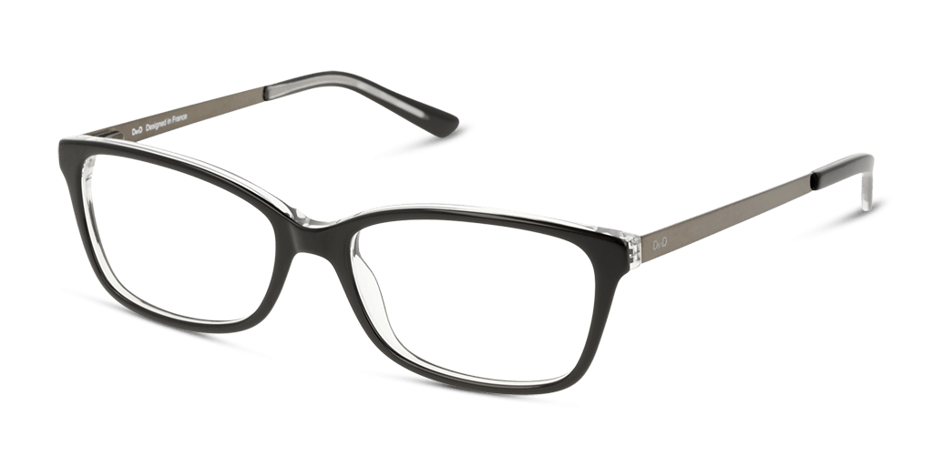 DbyD DBOF0010 BG00 női fekete színű téglalap formájú szemüveg