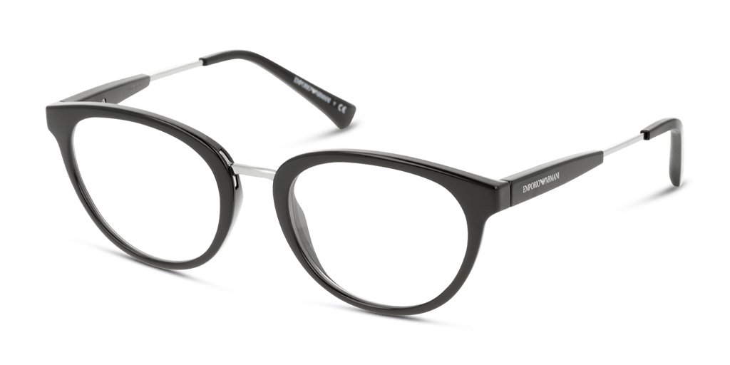 Emporio Armani EA3166 5001 női fekete színű macskaszem formájú szemüveg