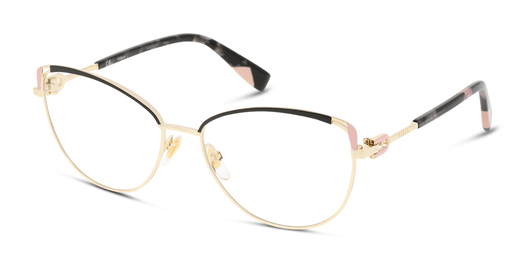 Furla VFU441 0KAW női fekete színű macskaszem formájú szemüveg