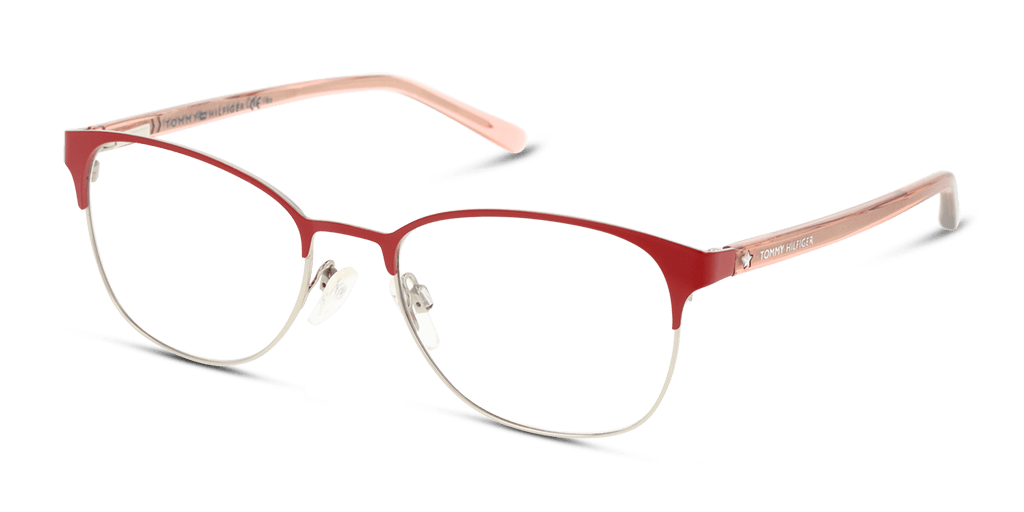 Tommy Hilfiger TH 1749 női piros színű macskaszem formájú szemüveg