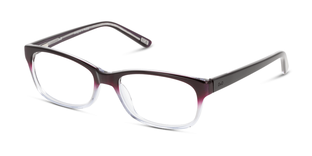 DbyD DBOF0040 női lila színű téglalap formájú szemüveg