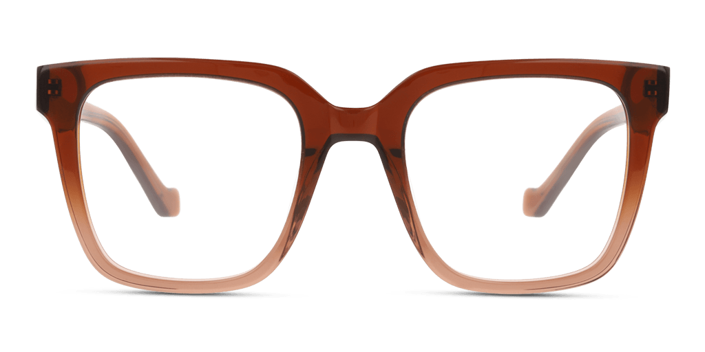 Unofficial UNOF0328 női barna színű négyzet formájú szemüveg