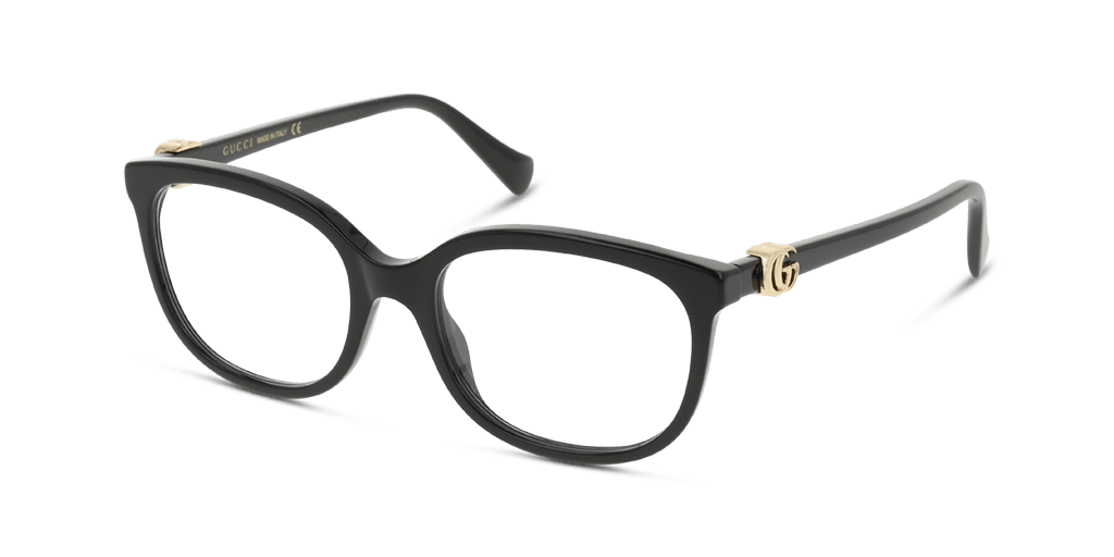 GUCCI GG1075O 004 női fekete színű téglalap formájú szemüveg