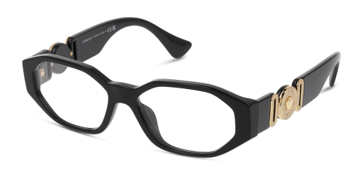 Versace VE3320U GB1 női fekete színű különleges formájú szemüveg