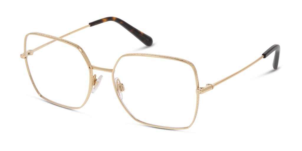 Dolce and Gabbana DG1323 02 női arany színű négyzet formájú szemüveg