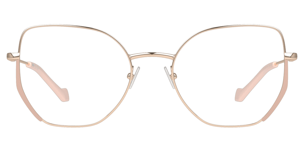 Unofficial 0UO1154 női rózsaszín színű macskaszem formájú szemüveg