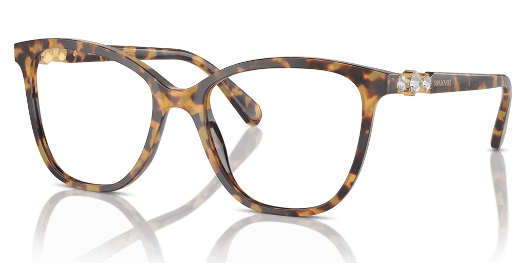 Swarovski SK2020 1040 női havana színű négyzet formájú szemüveg