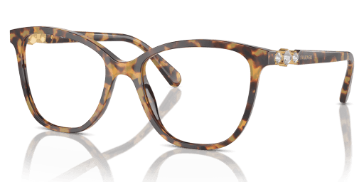 Swarovski SK2020 1040 női havana színű négyzet formájú szemüveg