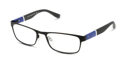 Tommy Hilfiger TH 1284 férfi fekete színű téglalap formájú szemüveg
