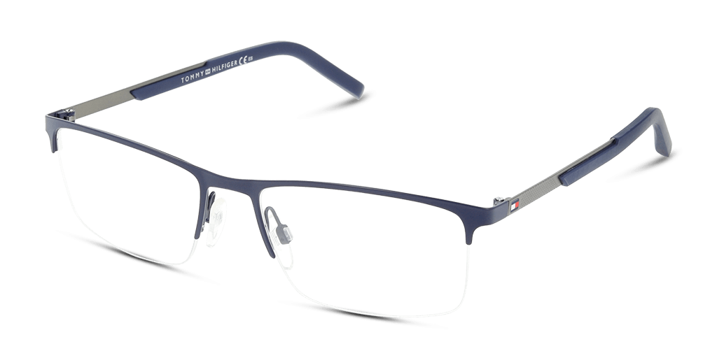 Tommy Hilfiger TH 1692 férfi kék színű téglalap formájú szemüveg